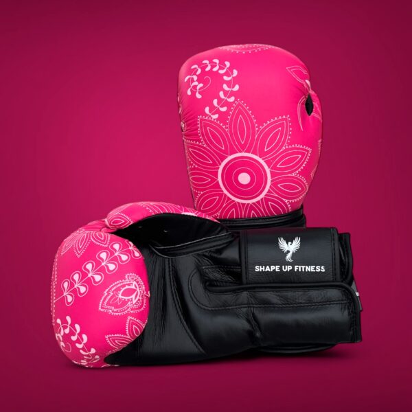 Floral-Pink Knockout Boxing Gloves - Image 6