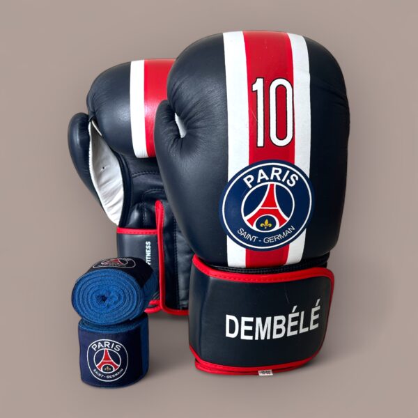 Paris Saint-Germain Dembélé Limited Edition Boxing Gloves & Wraps Set