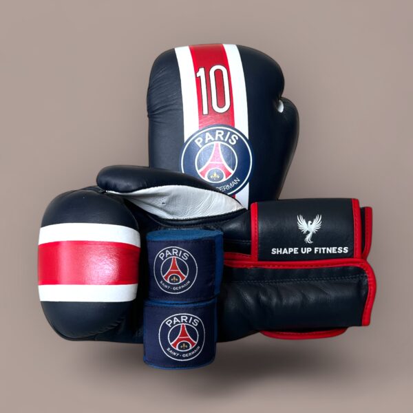 Paris Saint-Germain Dembélé Limited Edition Boxing Gloves & Wraps Set - Image 3